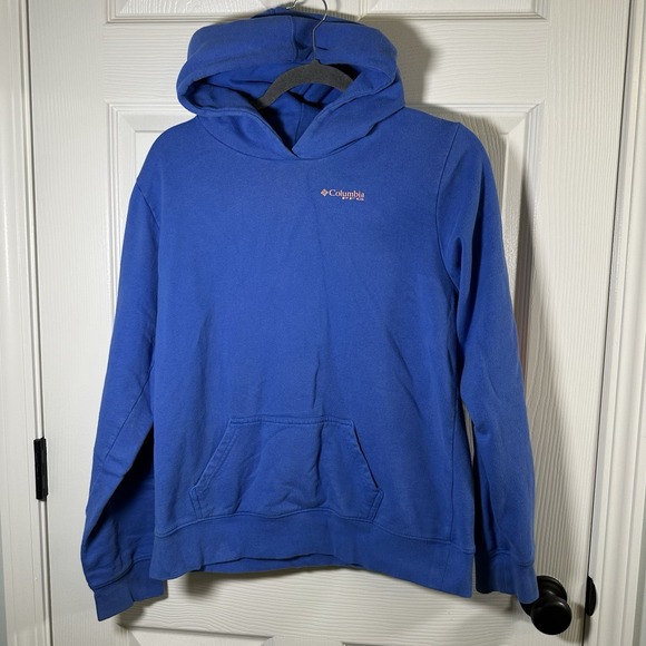 Columbia PFG Boys Hoodie XL (18-20) Blue Orange - Picture 1 of 6
